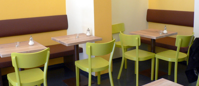 Polster f�r die Gastronomie