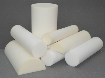 Schaumstoff rollen und Halbrollen